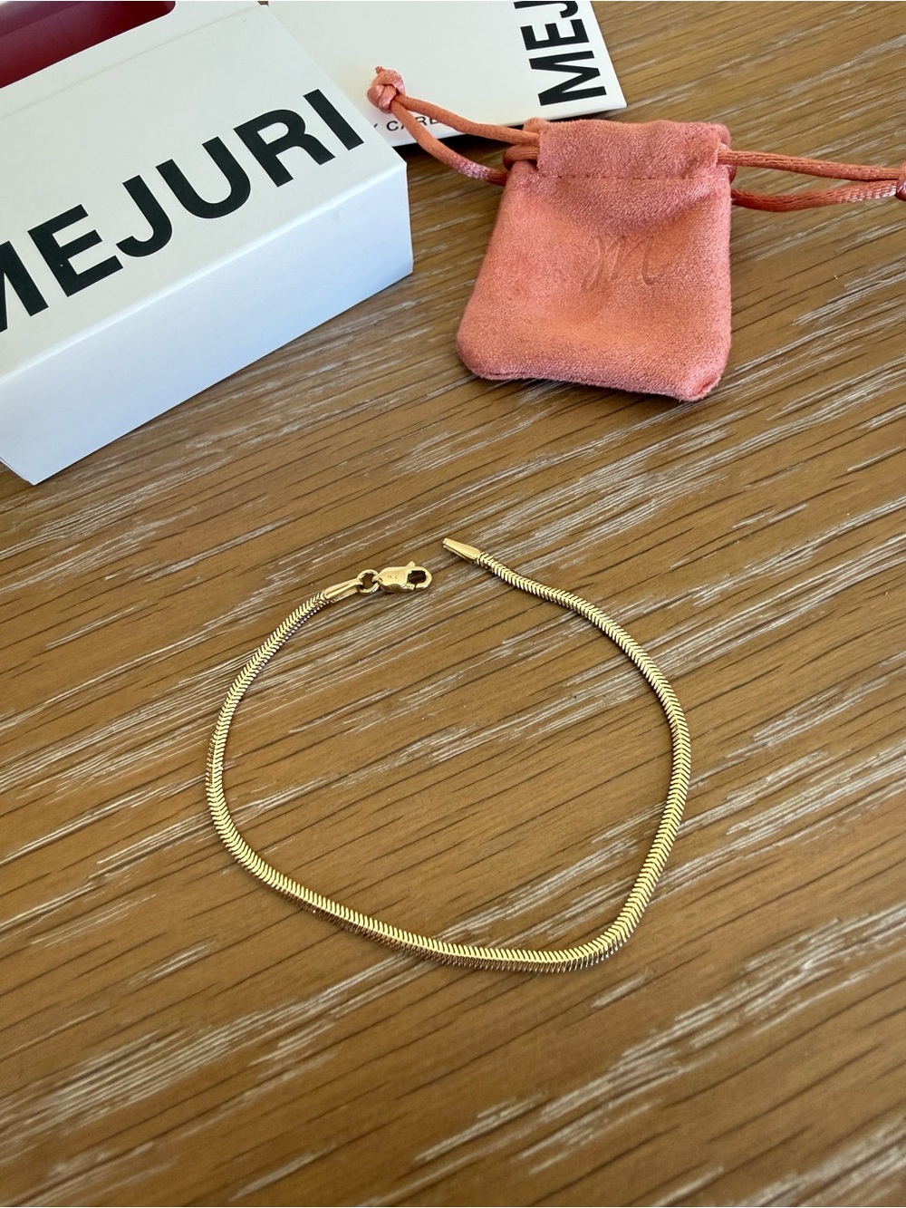 Mejuri 14K Cobra Bracelet - Picture 5 of 9